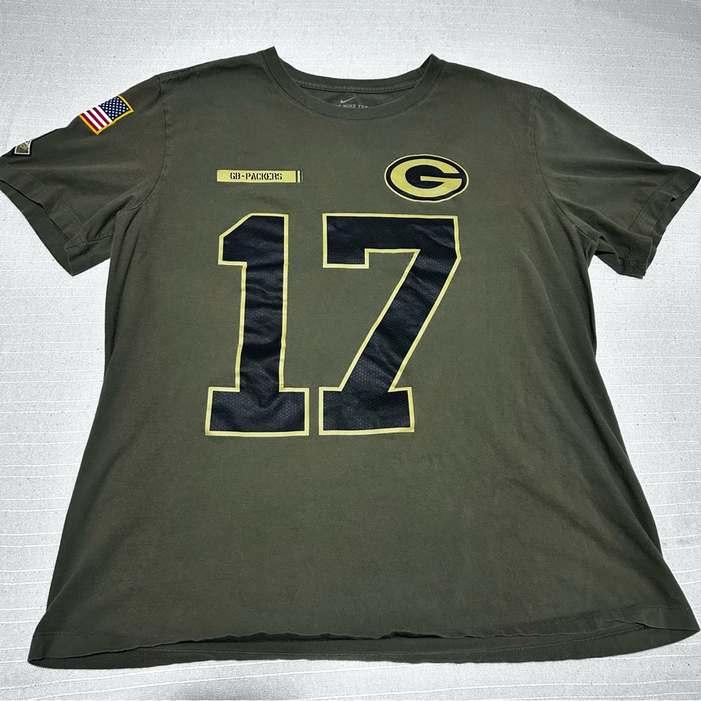 Nike NFL Green Bay Packers Davante Adams "Salute to Service" T-Shirt